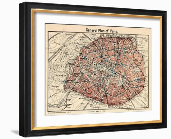 1929, France, Paris General-null-Framed Giclee Print