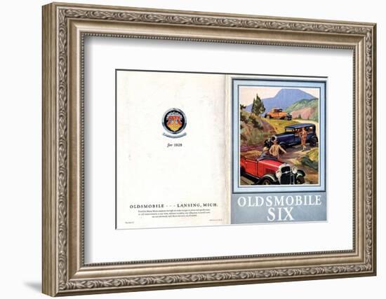 1929 GM Oldsmobile Lansing-Six-null-Framed Art Print