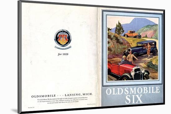 1929 GM Oldsmobile Lansing-Six-null-Mounted Art Print