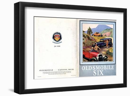 1929 GM Oldsmobile Lansing-Six-null-Framed Art Print