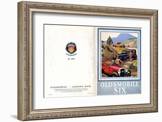 1929 GM Oldsmobile Lansing-Six-null-Framed Art Print