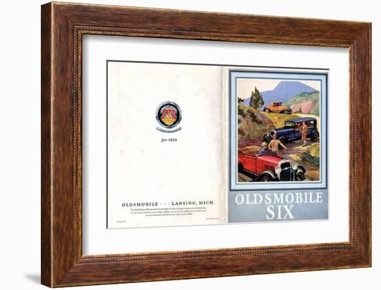 1929 GM Oldsmobile Lansing-Six-null-Framed Art Print