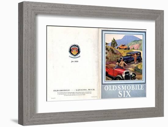 1929 GM Oldsmobile Lansing-Six-null-Framed Art Print