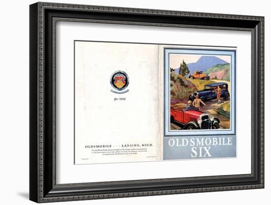 1929 GM Oldsmobile Lansing-Six-null-Framed Art Print