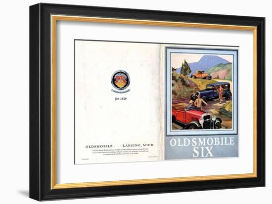 1929 GM Oldsmobile Lansing-Six-null-Framed Art Print