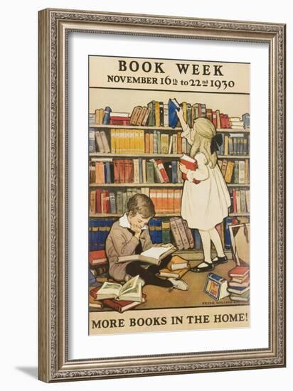 1930 Children's Book Council Book Week-null-Framed Giclee Print