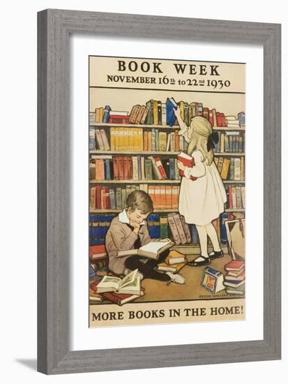 1930 Children's Book Council Book Week-null-Framed Giclee Print