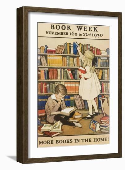 1930 Children's Book Council Book Week-null-Framed Giclee Print