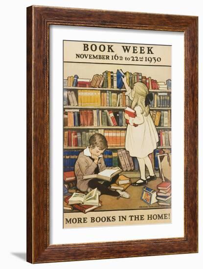 1930 Children's Book Council Book Week-null-Framed Giclee Print