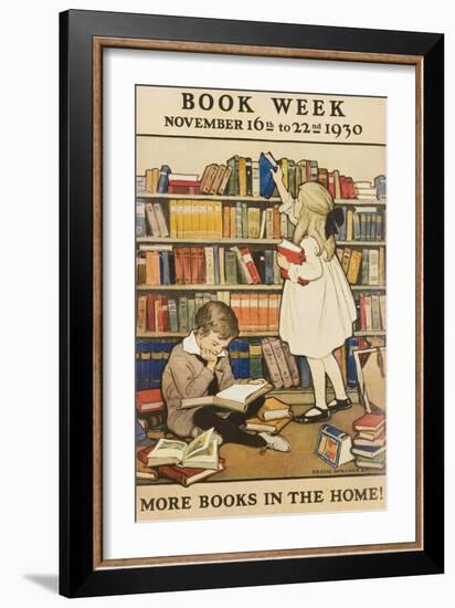 1930 Children's Book Council Book Week-null-Framed Giclee Print