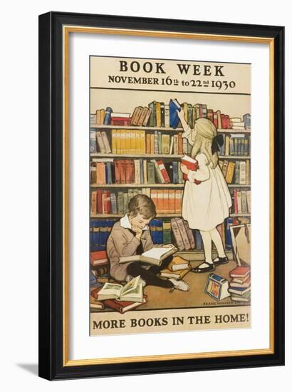 1930 Children's Book Council Book Week-null-Framed Giclee Print