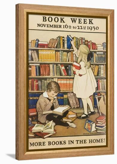 1930 Children's Book Council Book Week-null-Framed Premier Image Canvas