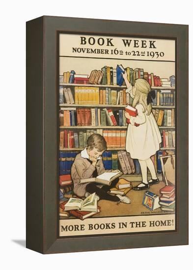 1930 Children's Book Council Book Week-null-Framed Premier Image Canvas