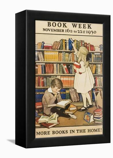 1930 Children's Book Council Book Week-null-Framed Premier Image Canvas
