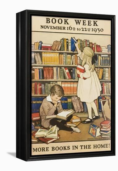 1930 Children's Book Council Book Week-null-Framed Premier Image Canvas