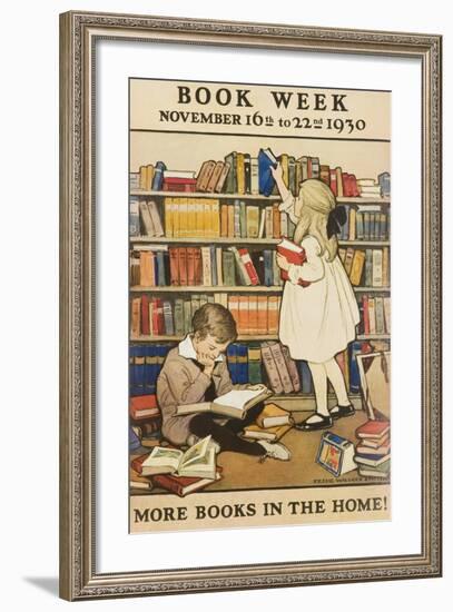 1930 Children's Book Council Book Week-null-Framed Giclee Print