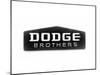 1930 Dodge Brothers Name Plate-null-Mounted Art Print