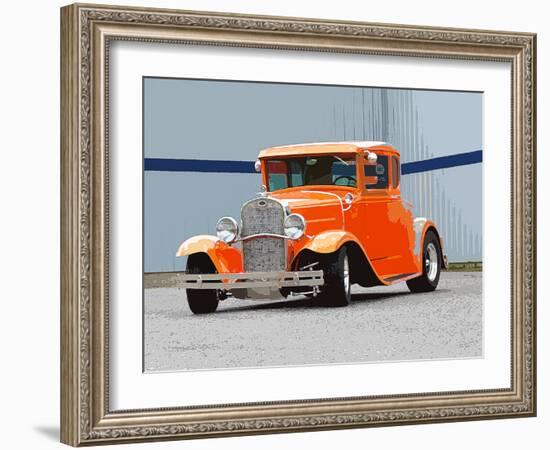 1930 Ford Hot Rod 2-Clive Branson-Framed Photo