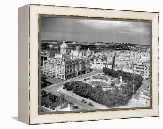 1930s-1940s Presidential Palace Seen from Sevilla Hotel Havana Cuba-null-Framed Premier Image Canvas
