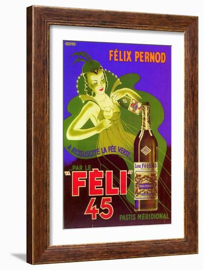 1930s France Felix Pernod Poster-null-Framed Giclee Print