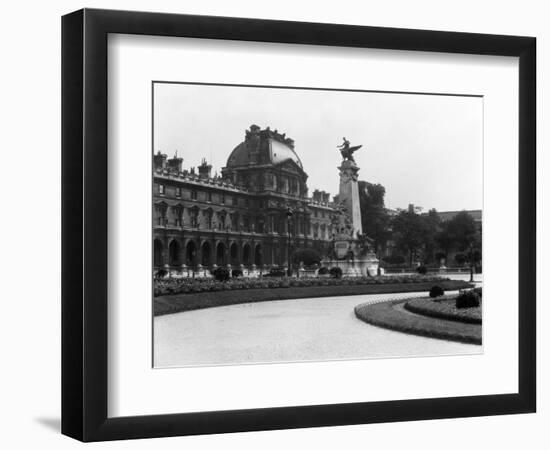 1930s Le Louvre Museum and Gardens Paris, France-null-Framed Photographic Print