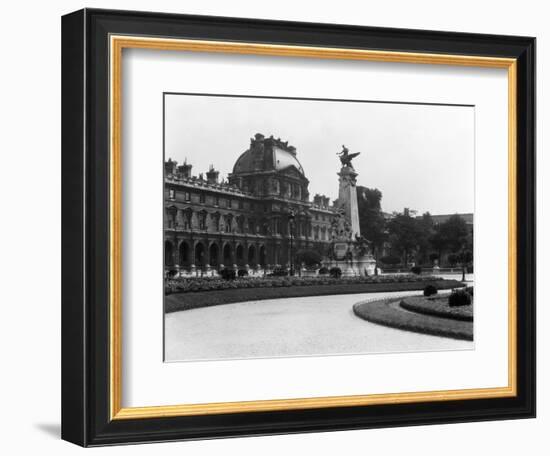 1930s Le Louvre Museum and Gardens Paris, France-null-Framed Photographic Print