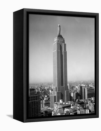 1930s New York City Empire State Building Full Length Without Antennae-null-Framed Premier Image Canvas