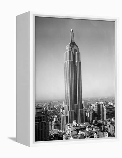 1930s New York City Empire State Building Full Length Without Antennae-null-Framed Premier Image Canvas