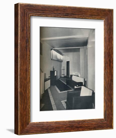 '1930s sitting room', 1930-Unknown-Framed Photographic Print