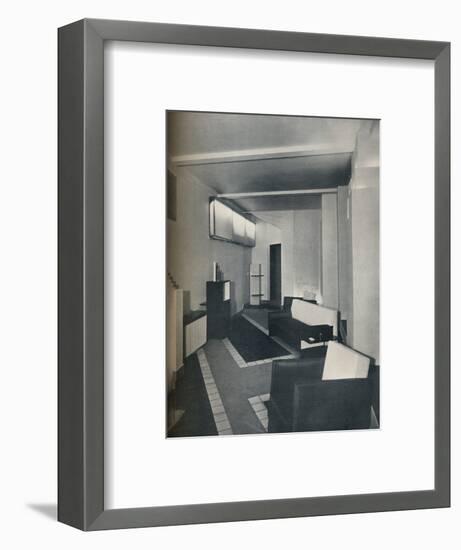 '1930s sitting room', 1930-Unknown-Framed Photographic Print