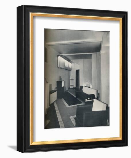 '1930s sitting room', 1930-Unknown-Framed Photographic Print