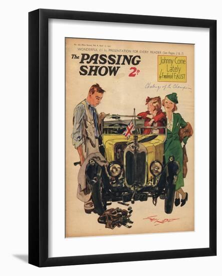 1930s UK Passing Show Magazine Cover-null-Framed Giclee Print