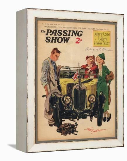 1930s UK Passing Show Magazine Cover-null-Framed Premier Image Canvas