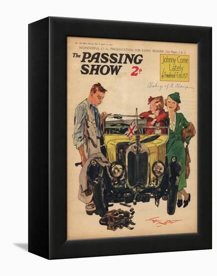 1930s UK Passing Show Magazine Cover-null-Framed Premier Image Canvas