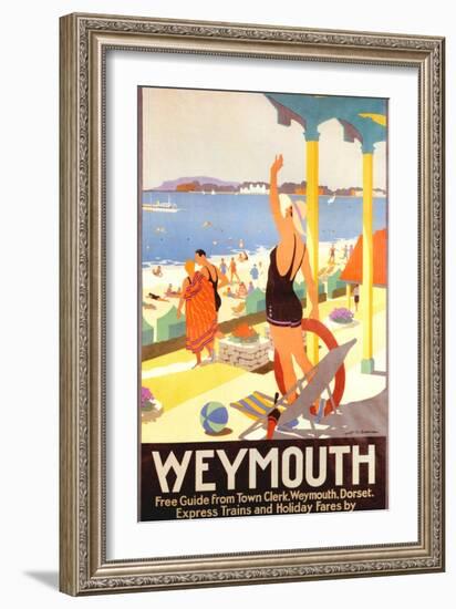 1930s UK Southern Railway Poster-null-Framed Giclee Print