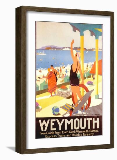 1930s UK Southern Railway Poster-null-Framed Giclee Print