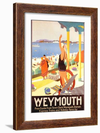 1930s UK Southern Railway Poster-null-Framed Giclee Print