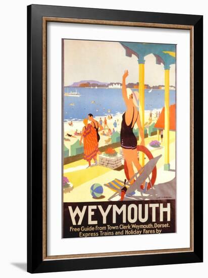 1930s UK Southern Railway Poster-null-Framed Giclee Print