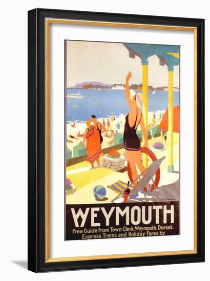 1930s UK Southern Railway Poster-null-Framed Giclee Print