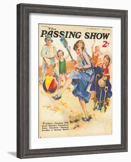 1930s UK The Passing Show Magazine Cover-null-Framed Giclee Print