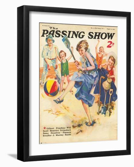 1930s UK The Passing Show Magazine Cover-null-Framed Giclee Print