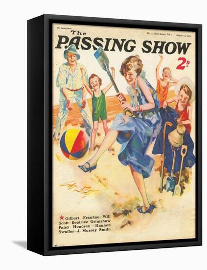 1930s UK The Passing Show Magazine Cover-null-Framed Premier Image Canvas