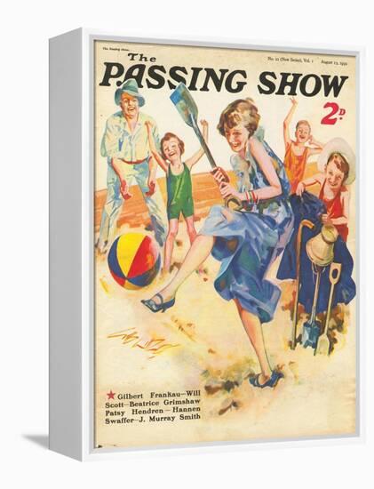 1930s UK The Passing Show Magazine Cover-null-Framed Premier Image Canvas