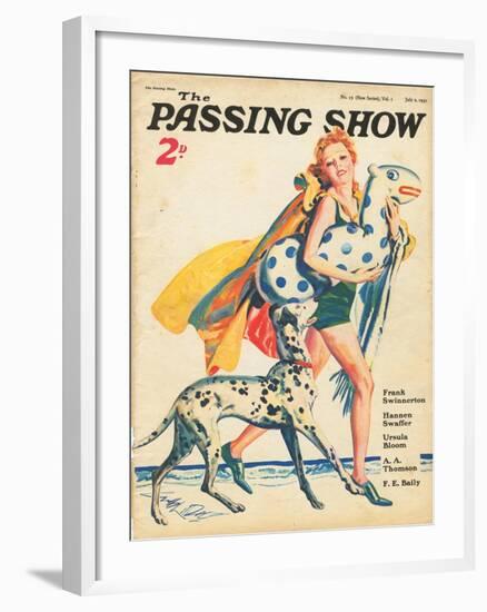 1930s UK The Passing Show Magazine Cover-null-Framed Giclee Print