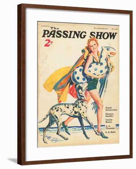 1930s UK The Passing Show Magazine Cover-null-Framed Giclee Print