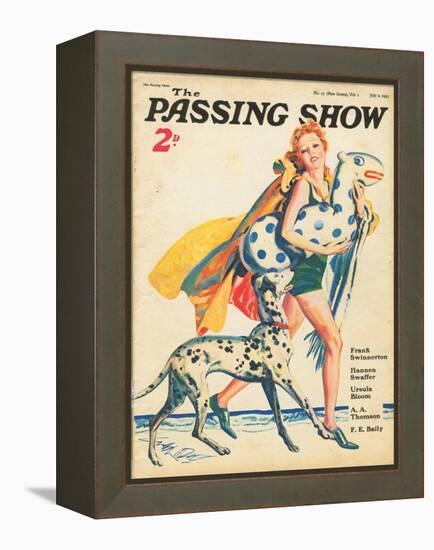 1930s UK The Passing Show Magazine Cover-null-Framed Premier Image Canvas