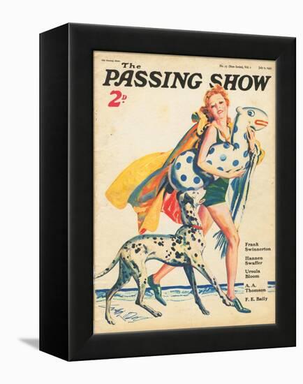 1930s UK The Passing Show Magazine Cover-null-Framed Premier Image Canvas