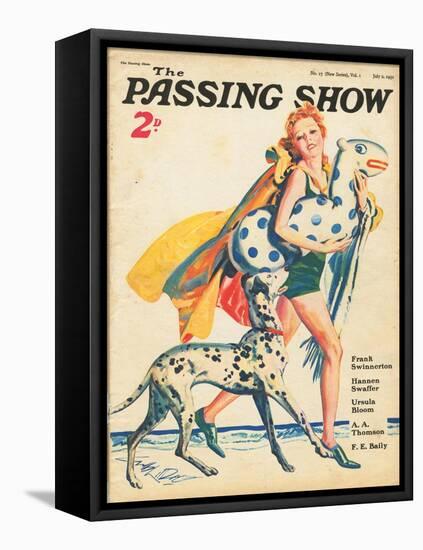 1930s UK The Passing Show Magazine Cover-null-Framed Premier Image Canvas