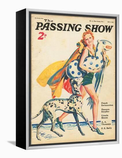 1930s UK The Passing Show Magazine Cover-null-Framed Premier Image Canvas