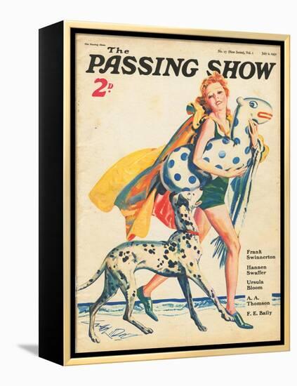 1930s UK The Passing Show Magazine Cover-null-Framed Premier Image Canvas